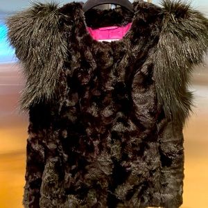 Ladies faux fur vest